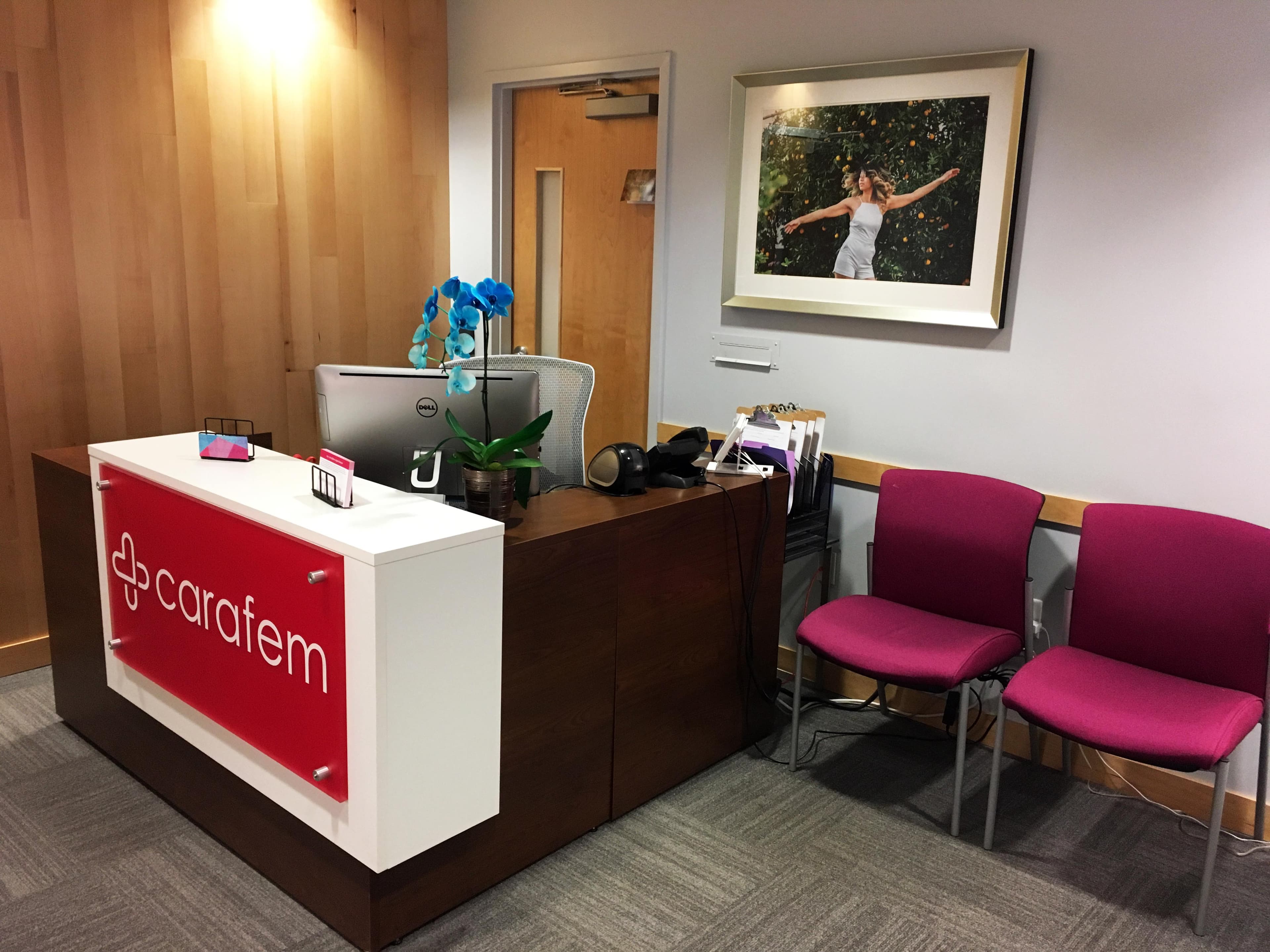 carafem Atlanta Reception Area carafem Atlanta Reception Area