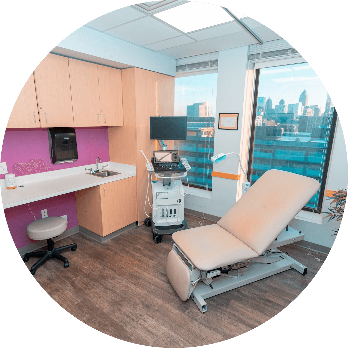 Clinic room circle Clinic room circle