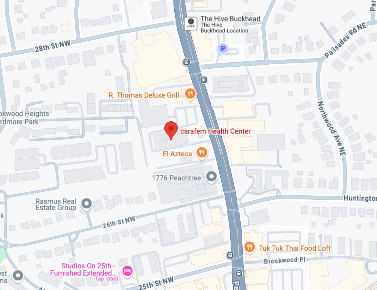 carafem atlanta map screen shot carafem atlanta map screen shot